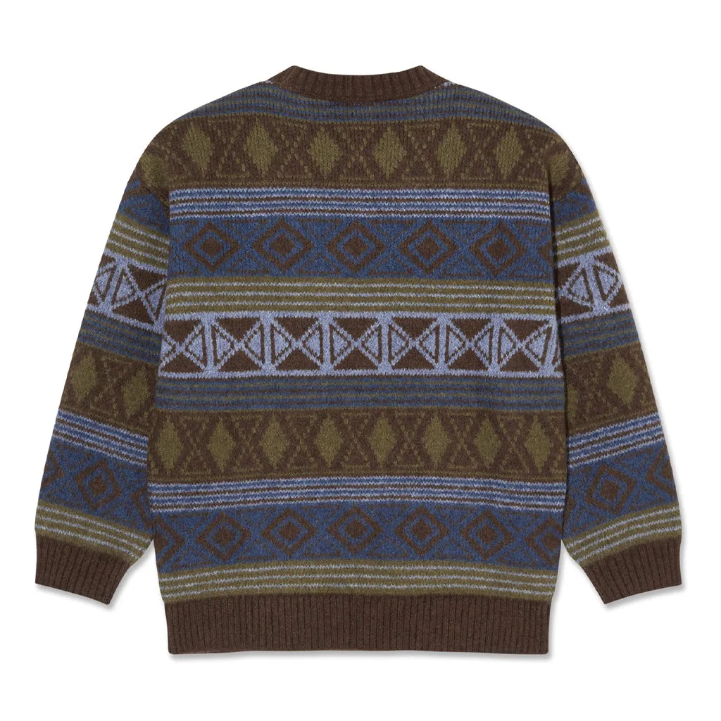 Polar - Sweater - George - blue green