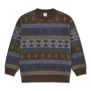 Polar - Sweater - George - blue green