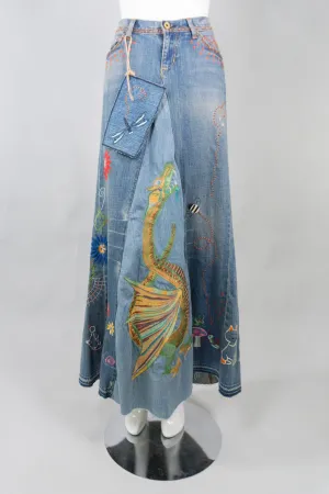 Polo Storybook Denim Skirt