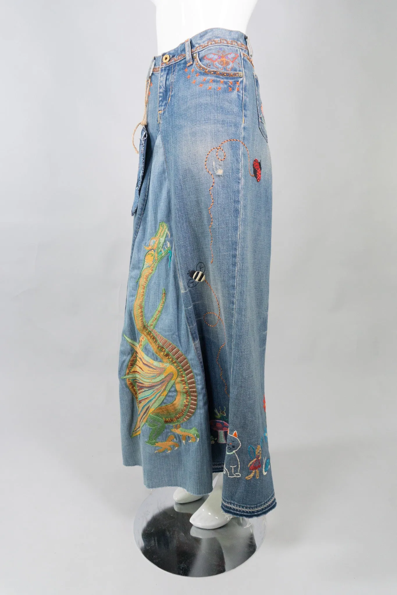 Polo Storybook Denim Skirt