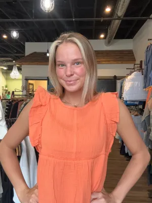 Poppy Cotton Gauze Top