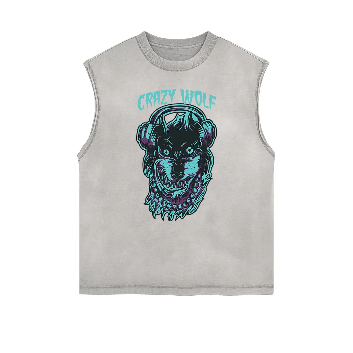 Punk Monster Graphic Muscle Tank