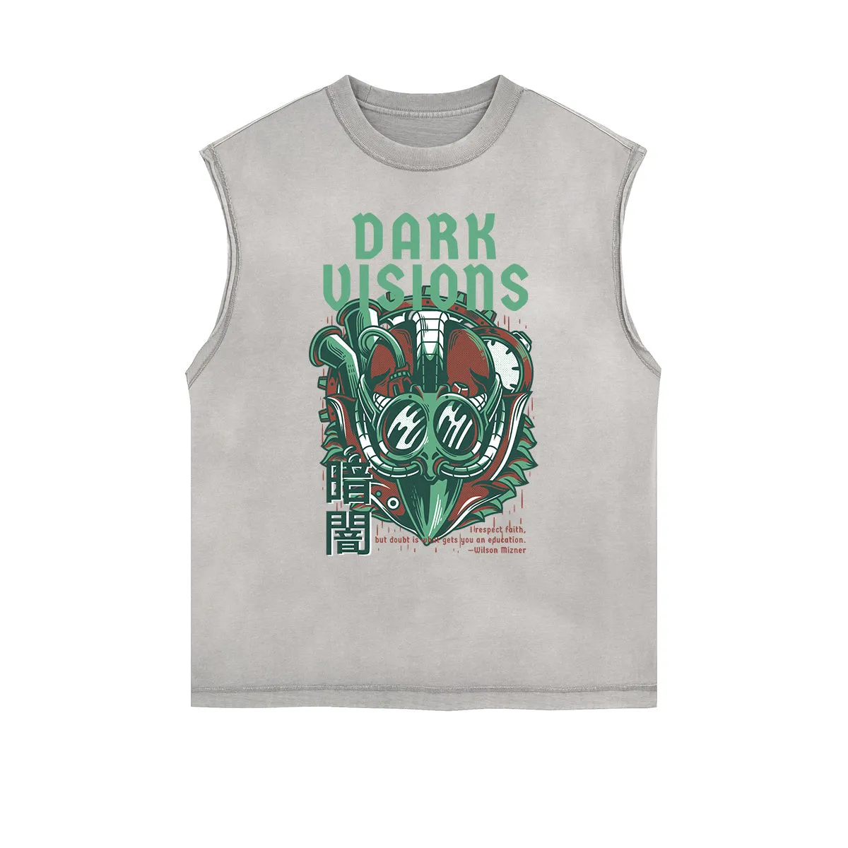Punk Monster Graphic Muscle Tank