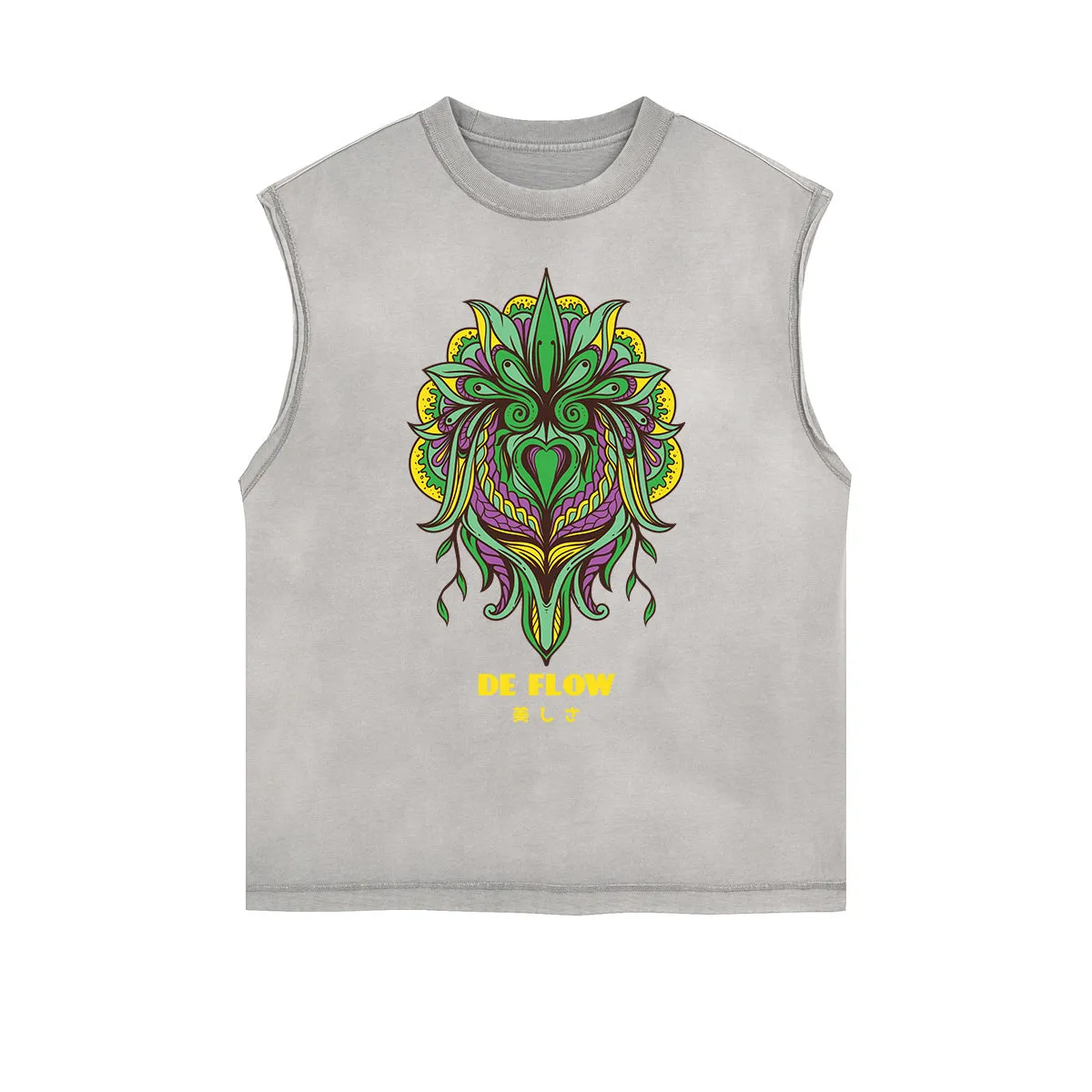 Punk Monster Graphic Muscle Tank