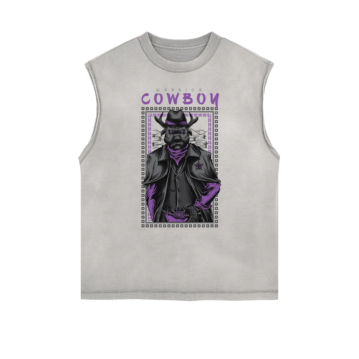 Punk Monster Graphic Muscle Tank
