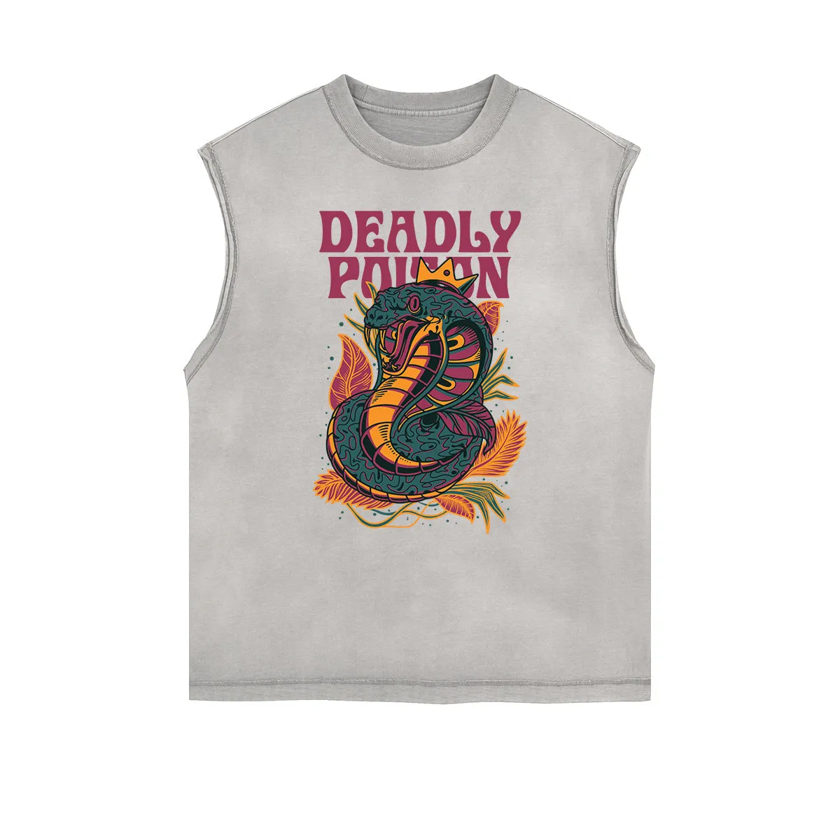 Punk Monster Graphic Muscle Tank