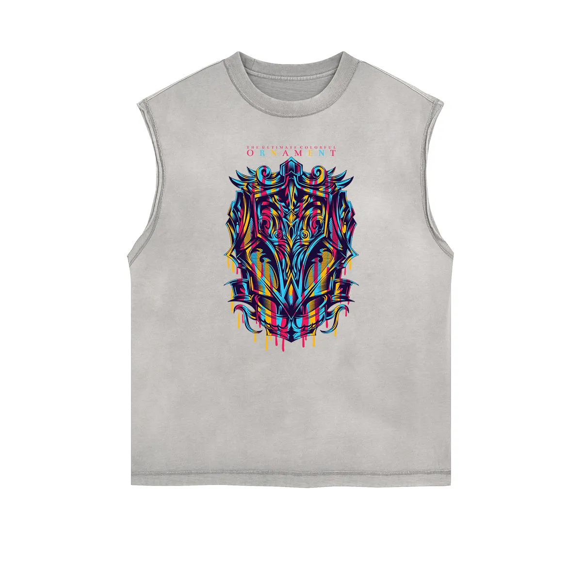 Punk Monster Graphic Muscle Tank