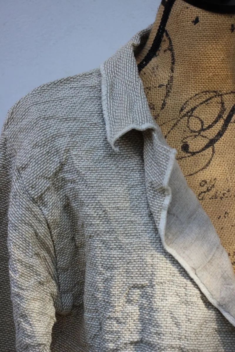 Pure Italian Linen Positano Natural Heavy Jacket