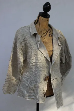 Pure Italian Linen Positano Natural Heavy Jacket