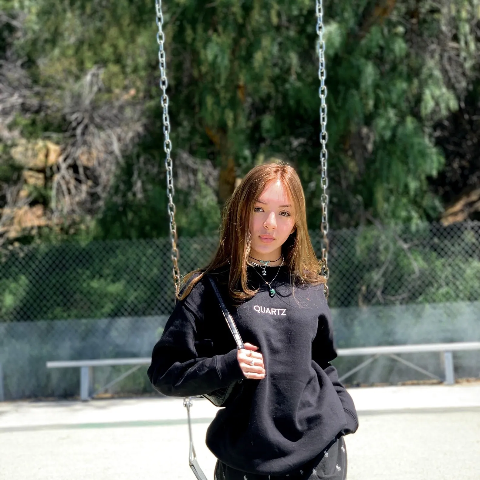 QUARTZ FLEECE PULLOVER (BLACK)