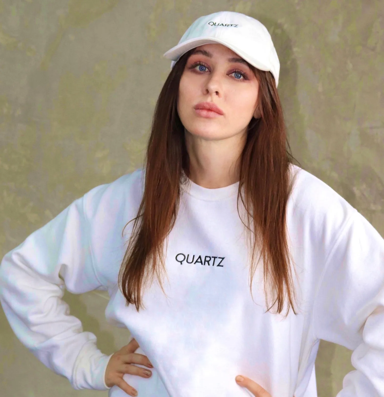 QUARTZ FLEECE PULLOVER (WHITE)