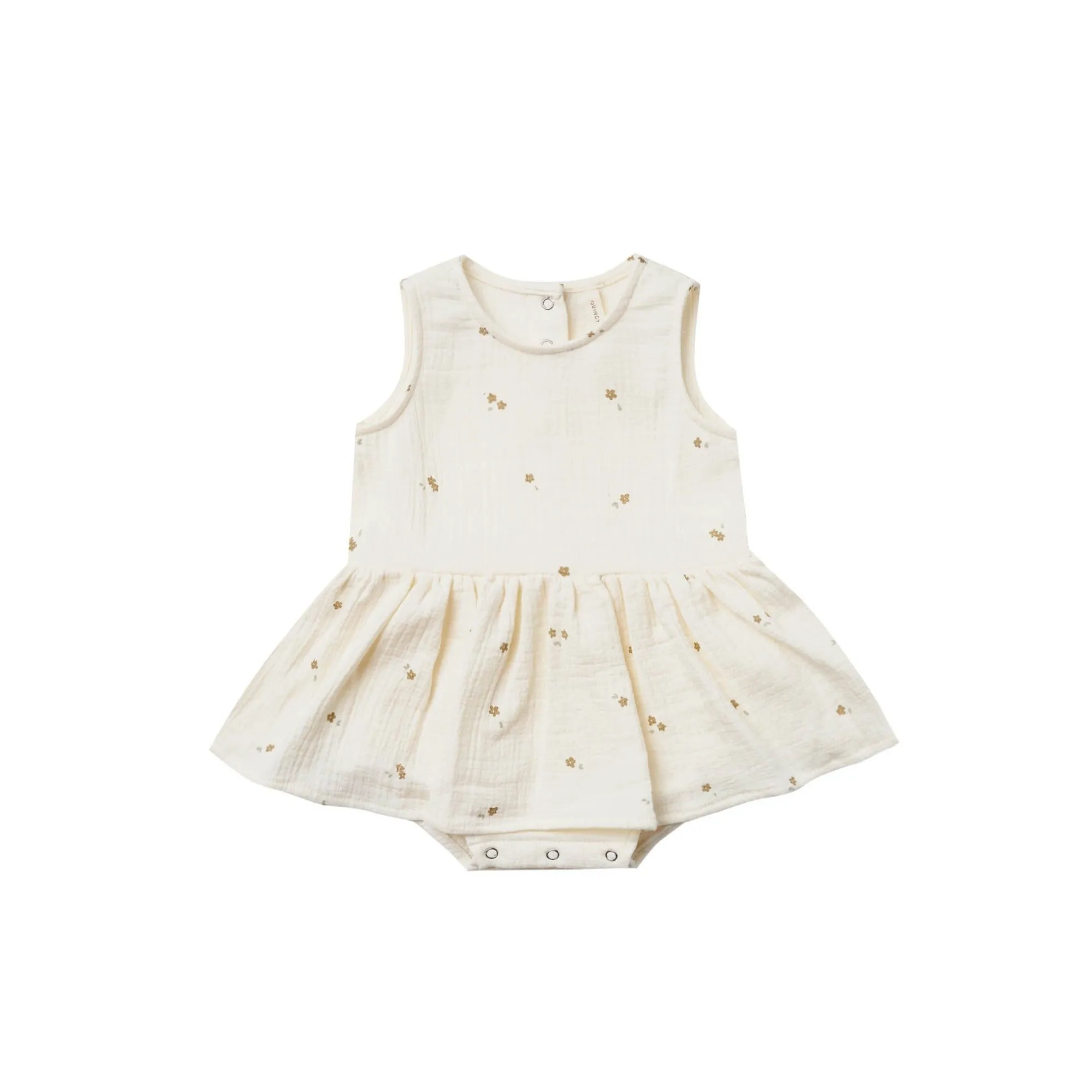 Quincy Mae Skirted Tank Romper - Ivory