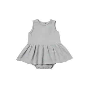 Quincy Mae Skirted Tank Romper - Periwinkle