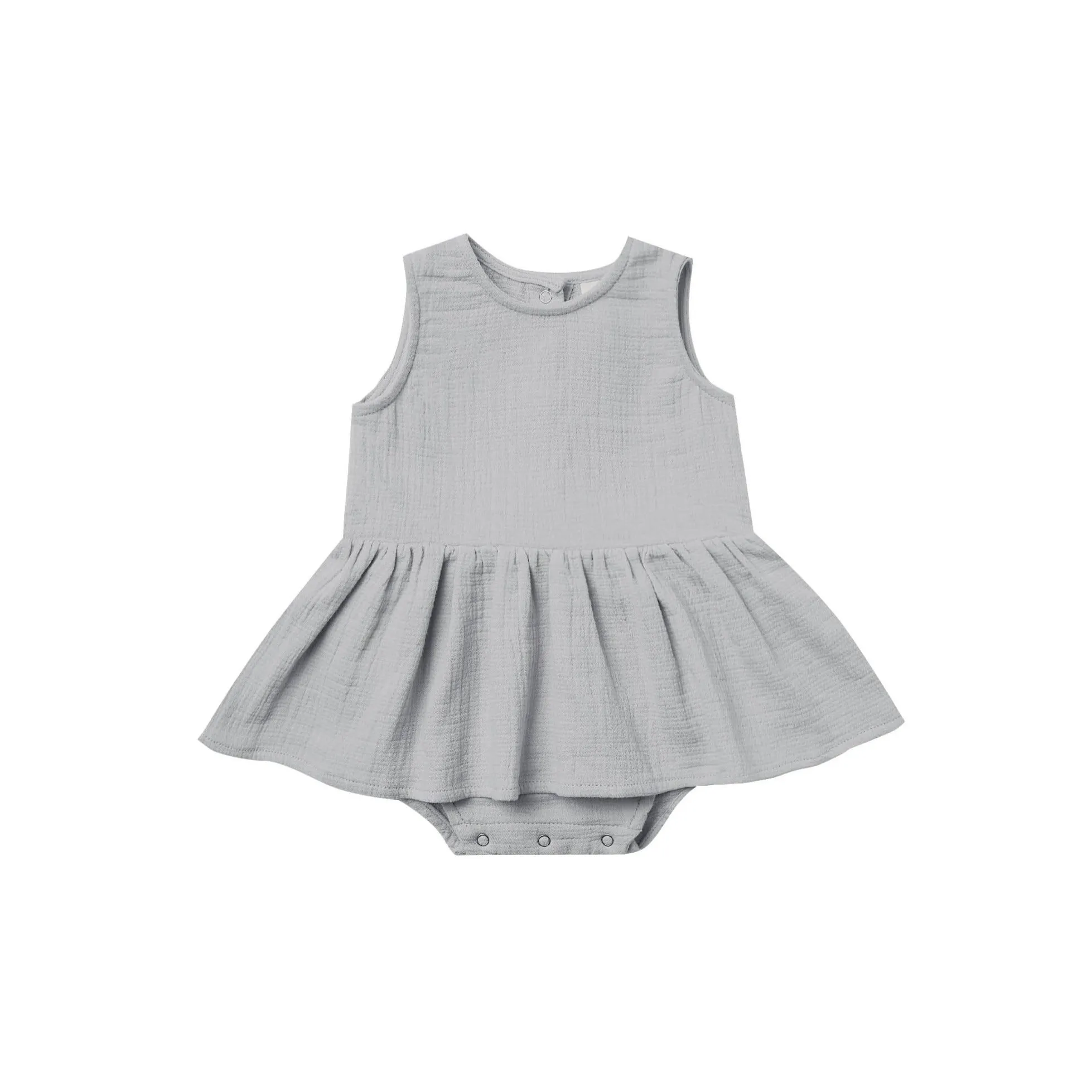 Quincy Mae Skirted Tank Romper - Periwinkle
