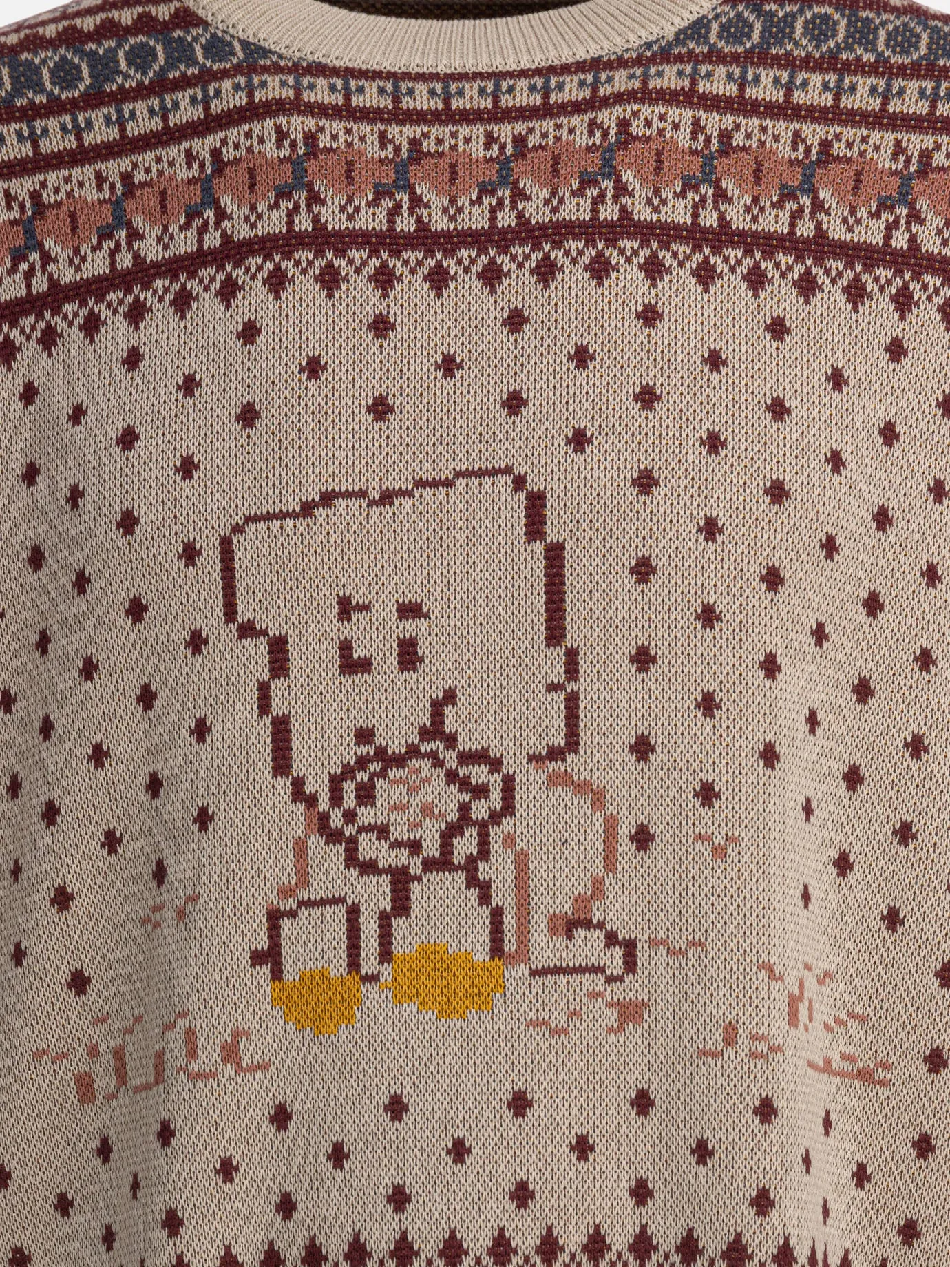"Fair Isle Peckish Rainbowy" sweater