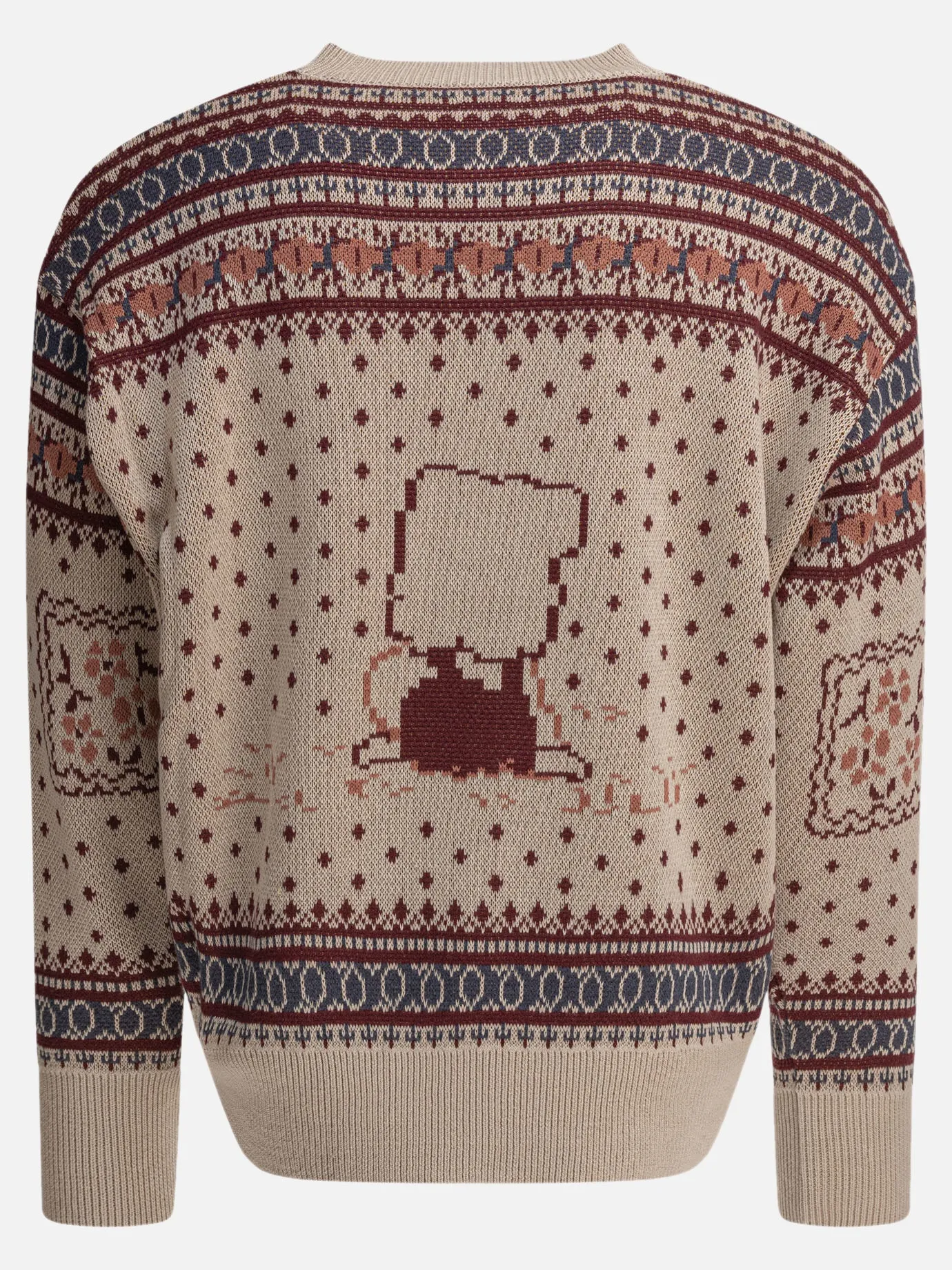"Fair Isle Peckish Rainbowy" sweater