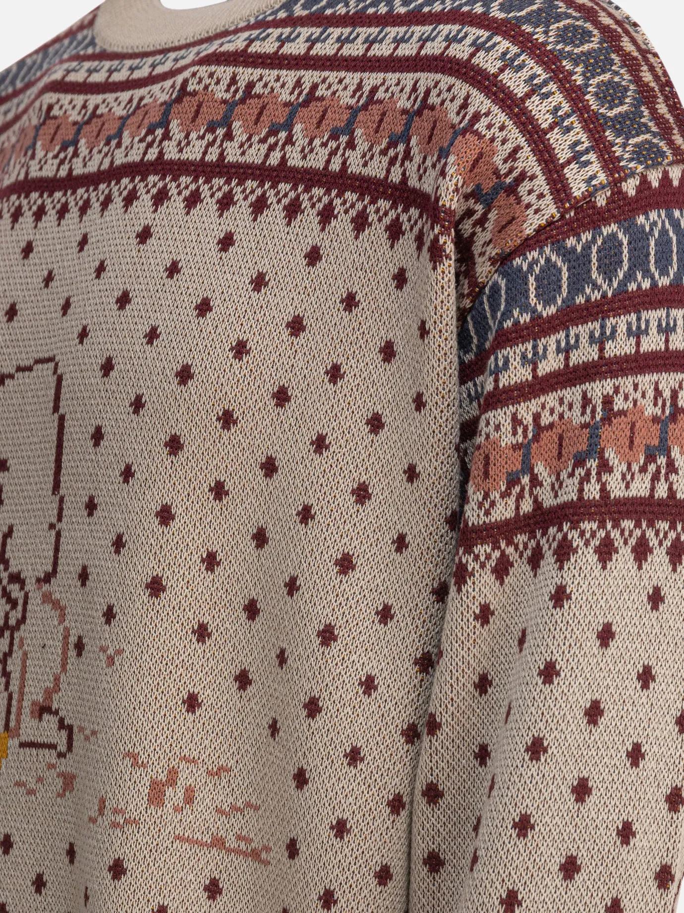 "Fair Isle Peckish Rainbowy" sweater