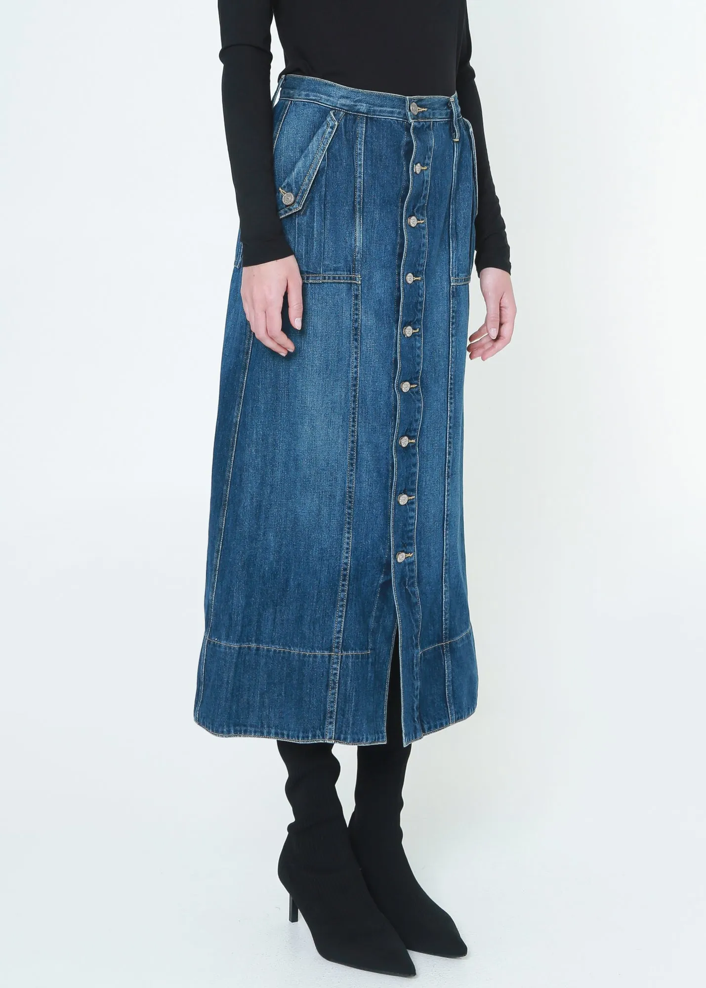 Rachel Utility Maxi Skirt