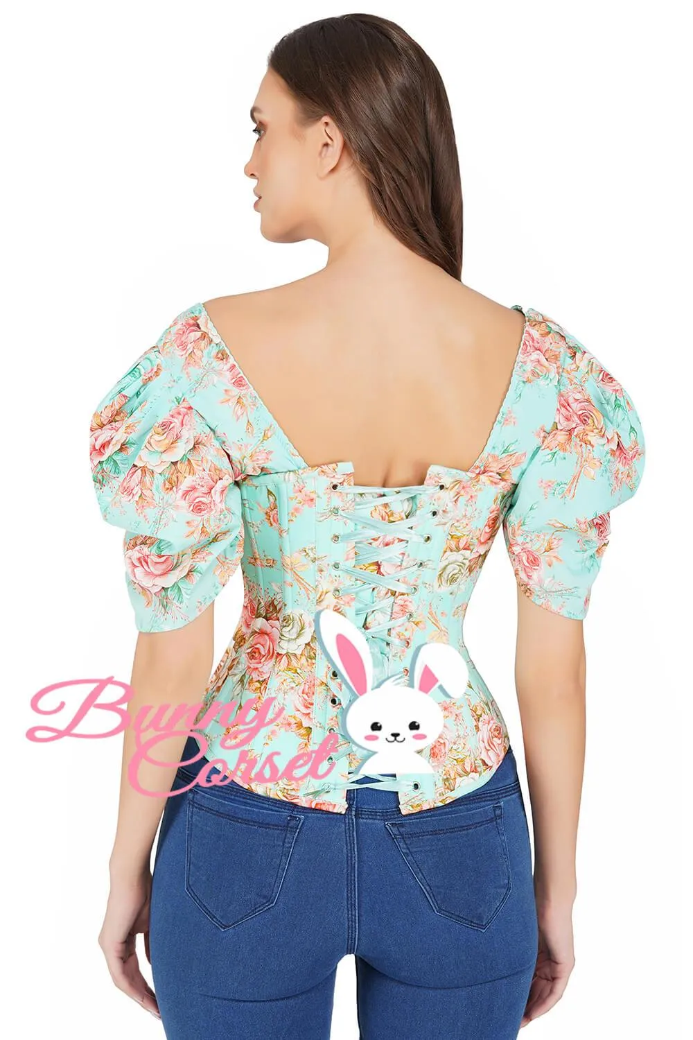 Ramona Bespoke Overbust Printed Corset