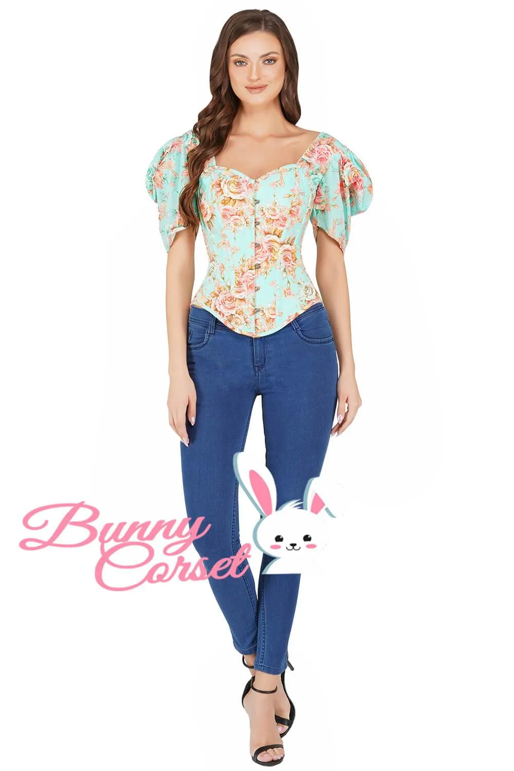 Ramona Bespoke Overbust Printed Corset
