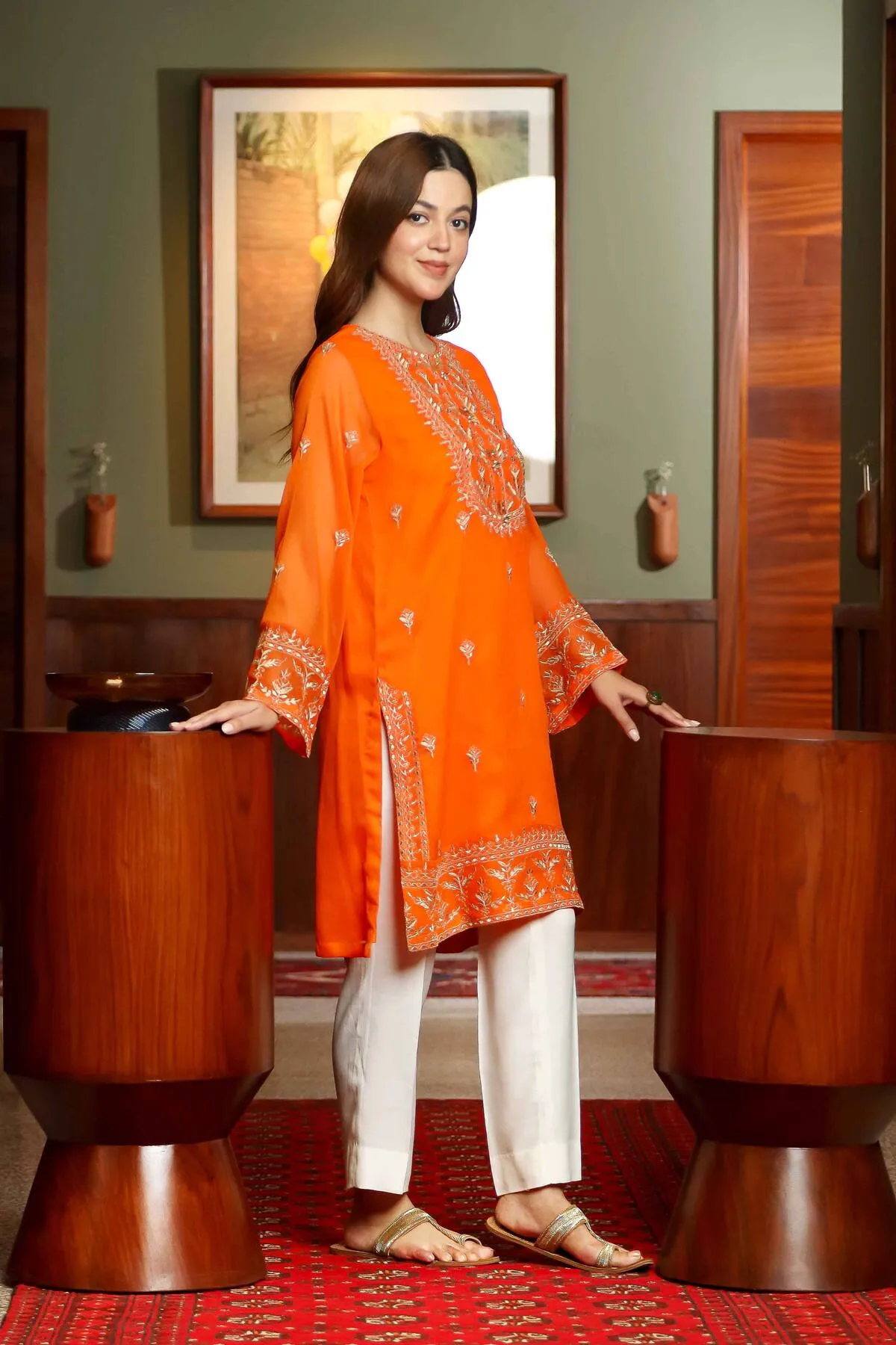 Rang Ja -  Pink Kurta 3 (FR0946)