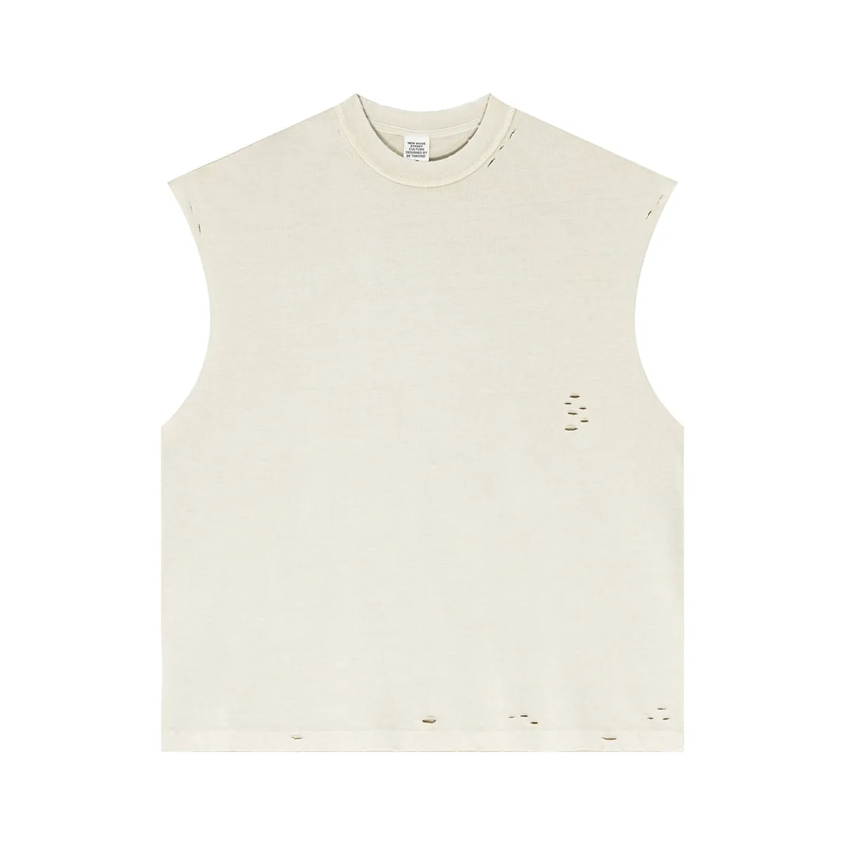 Raw Edge Destructive Muscle Tank 275gsm