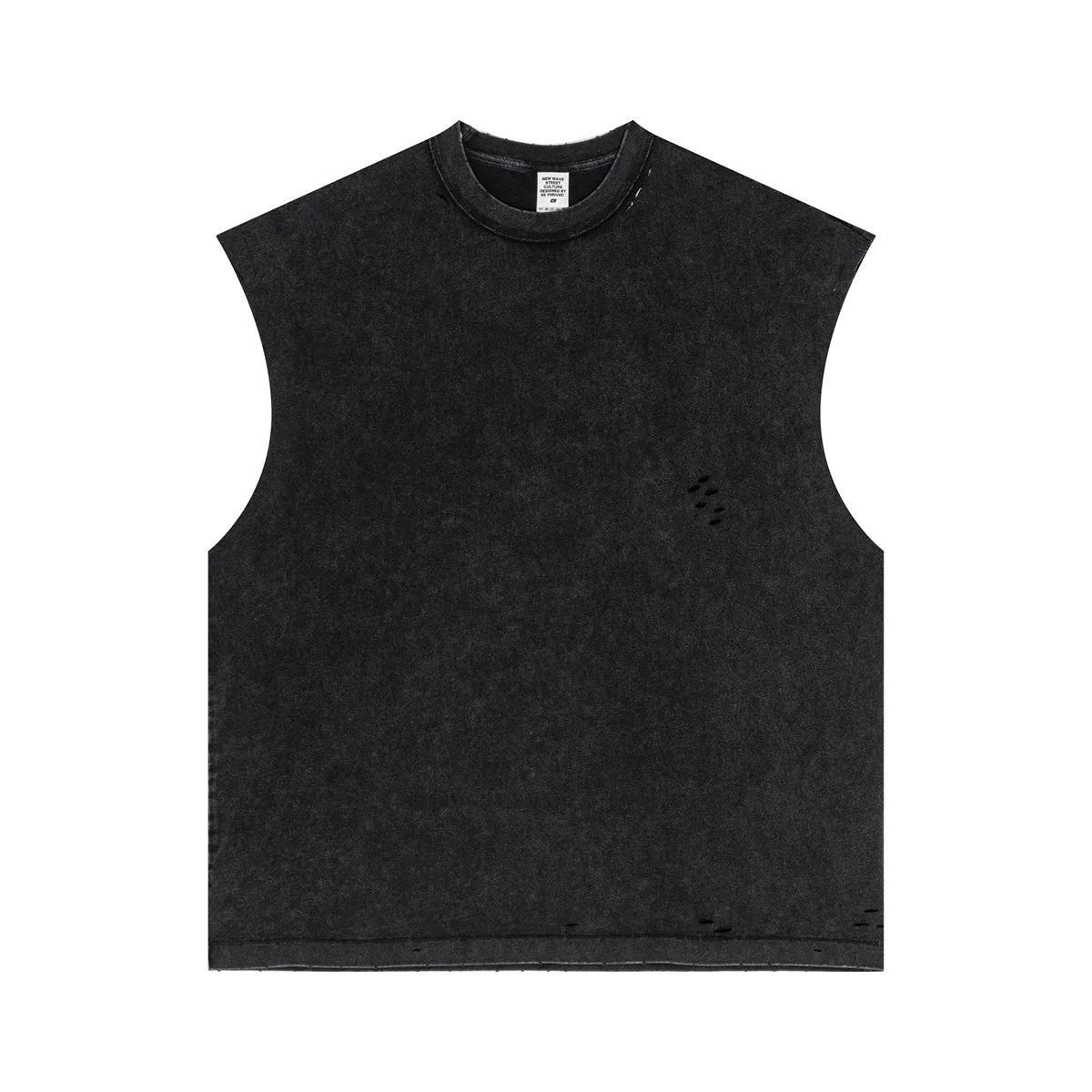 Raw Edge Destructive Muscle Tank 275gsm
