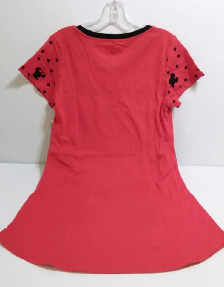 Red Mickey & Minnie Nightgown