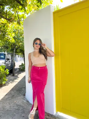Rose Pocket Skirt