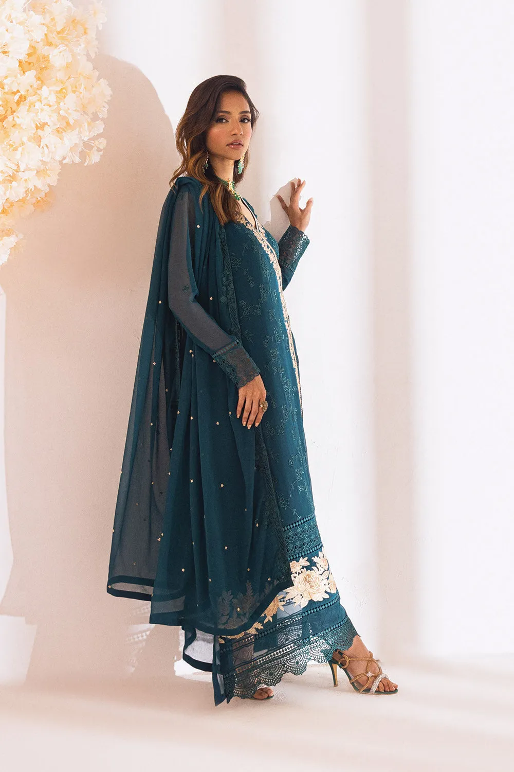 Royal Meadow |  Azure Ensembles Chiffon 3PCS 2023