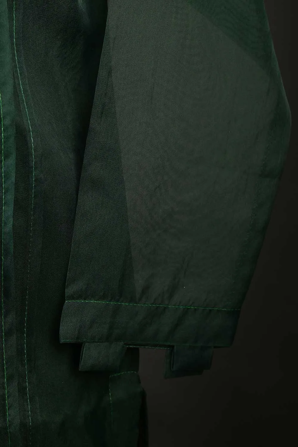 RTW-116-Green - 3Pc Stitched Organza Dress