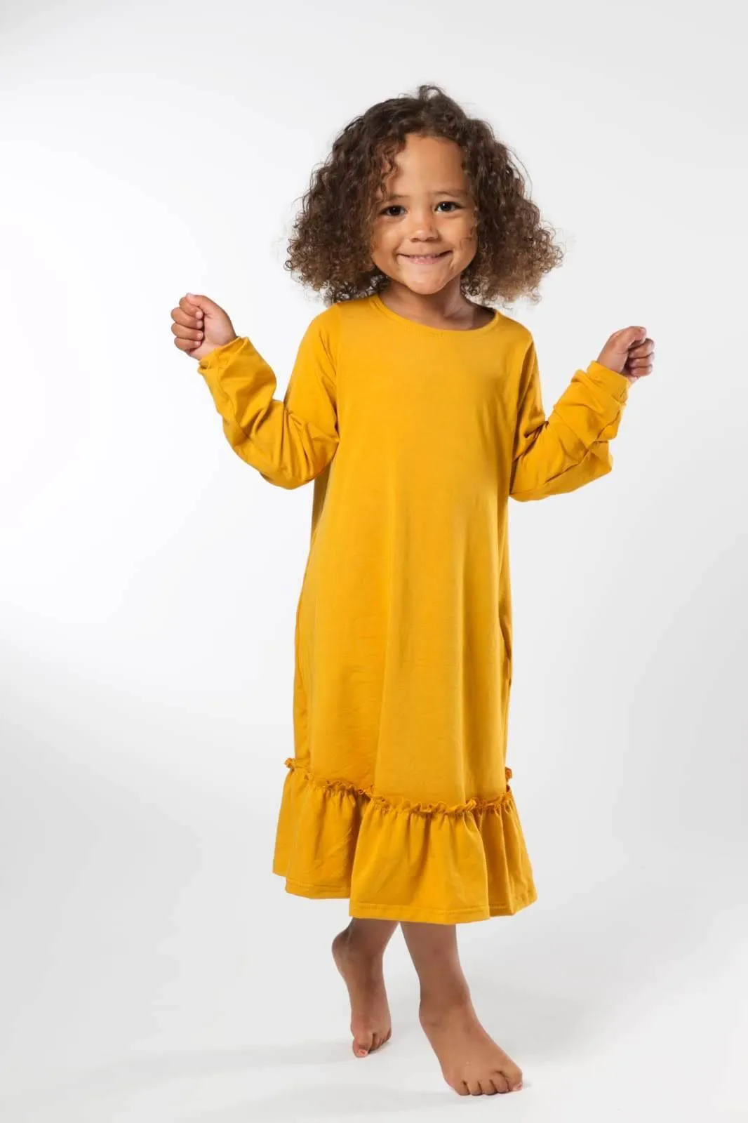 Ruffle Dress - Various Colors