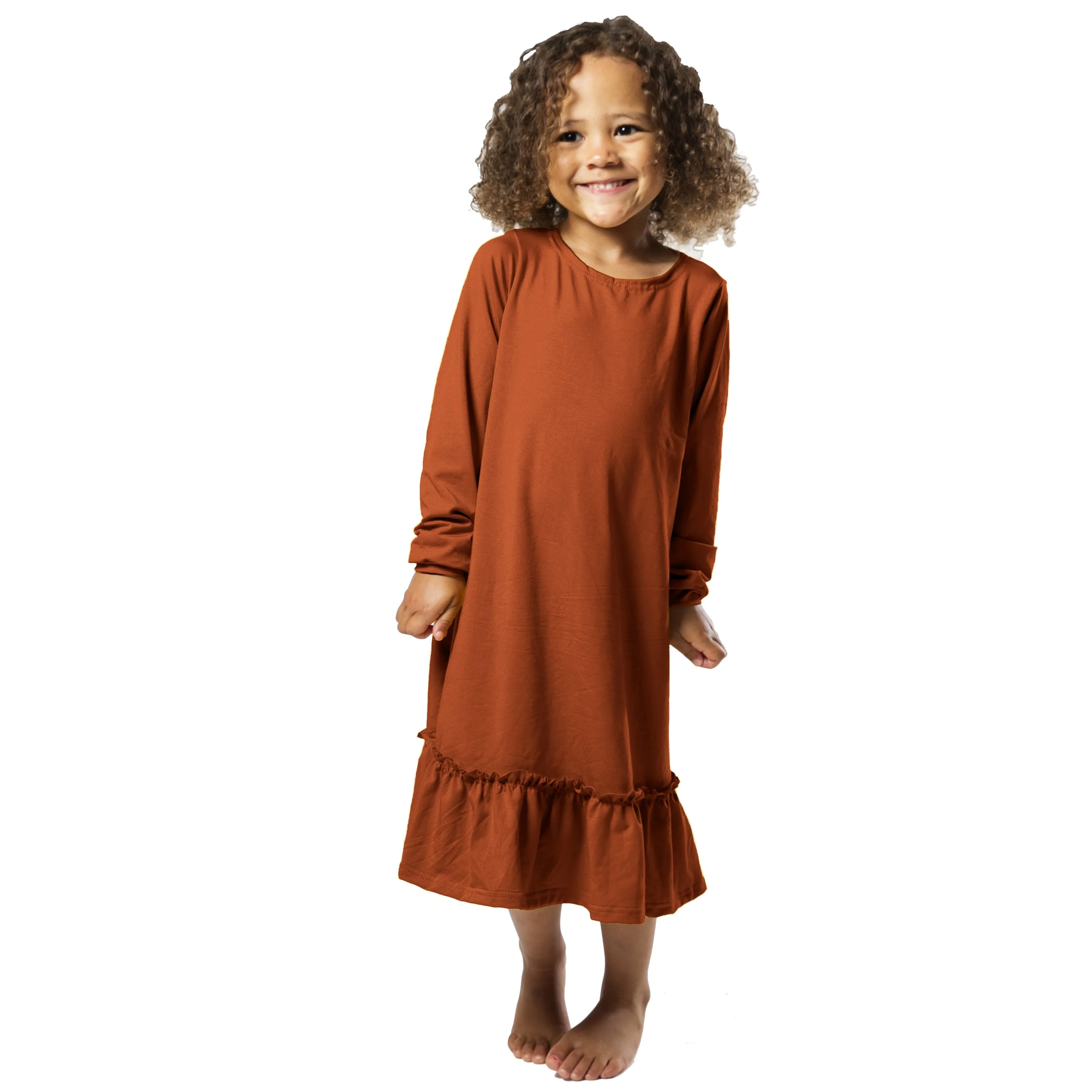 Ruffle Dress - Various Colors