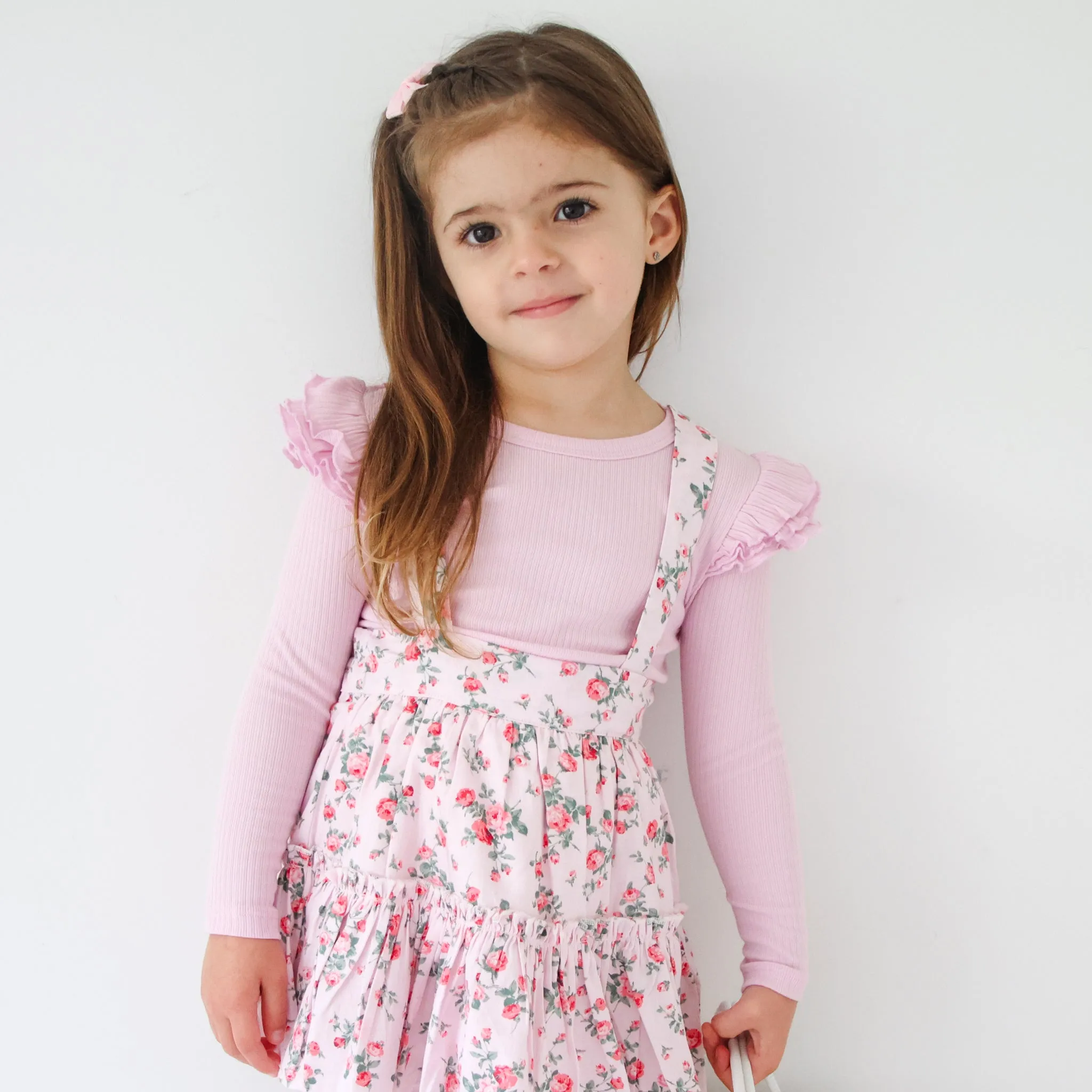 Ruffle Suspender Skirt - Aubree