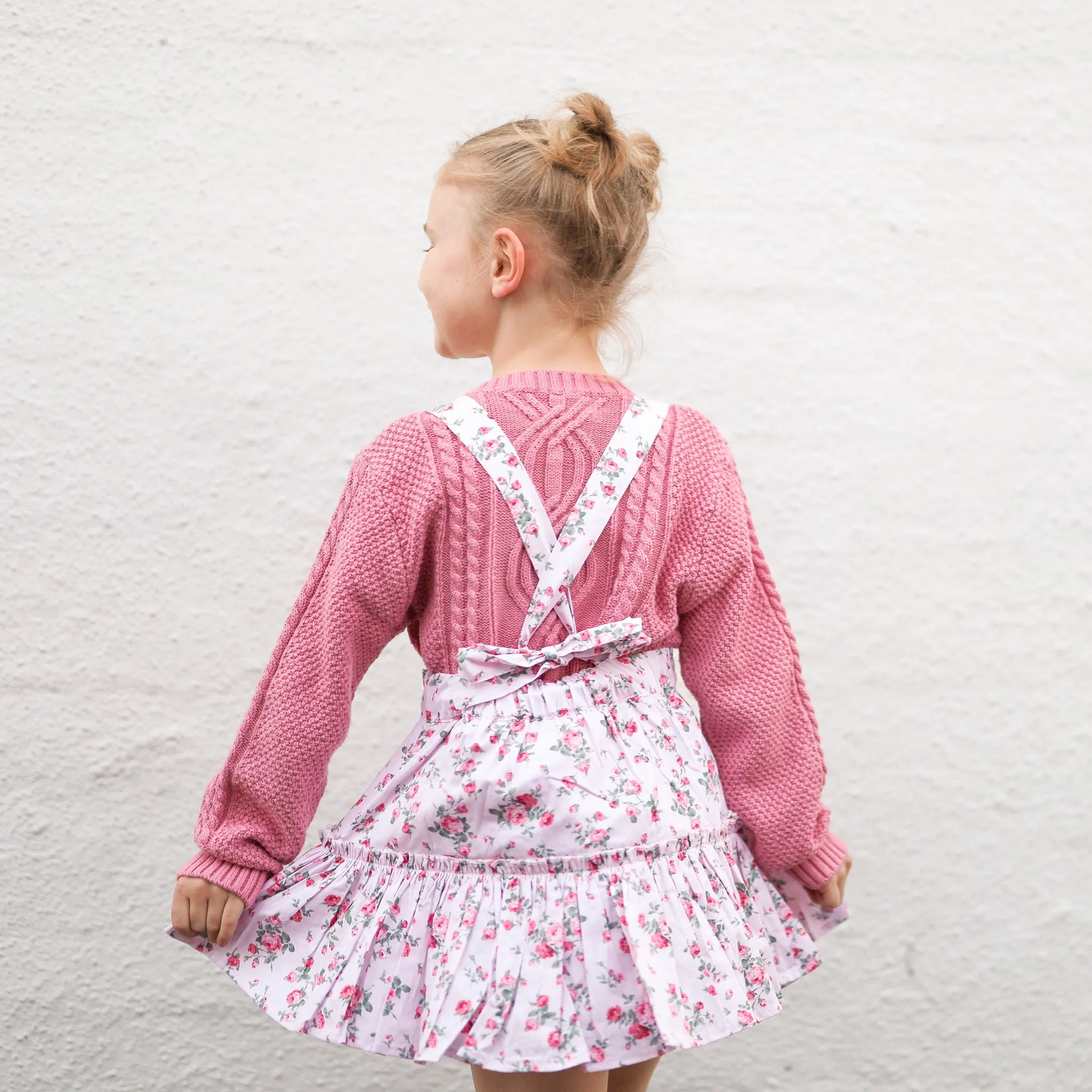 Ruffle Suspender Skirt - Aubree