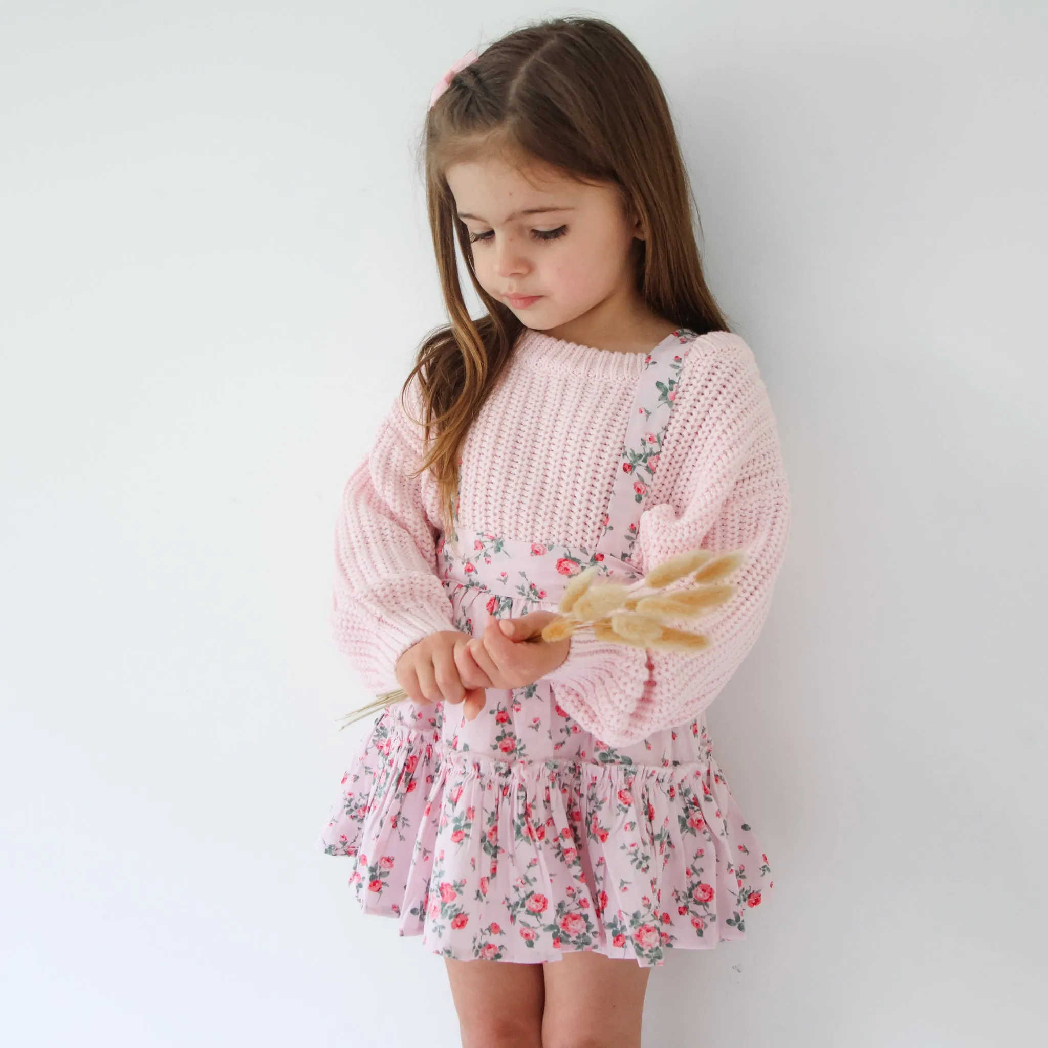 Ruffle Suspender Skirt - Aubree