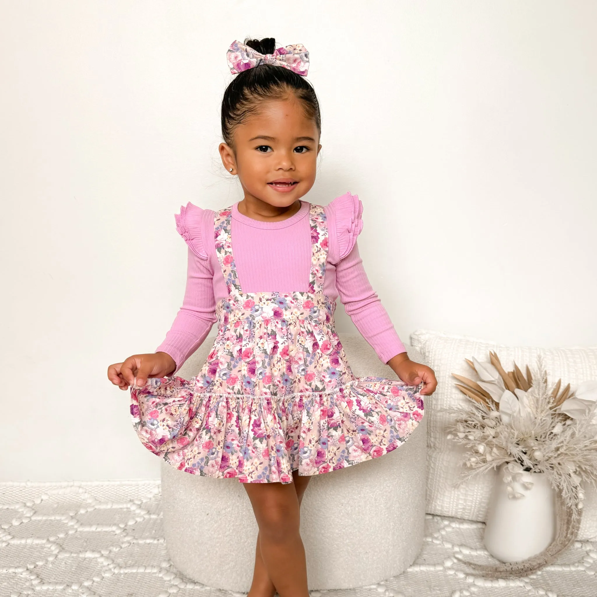 Ruffle Suspender Skirt - Talulah