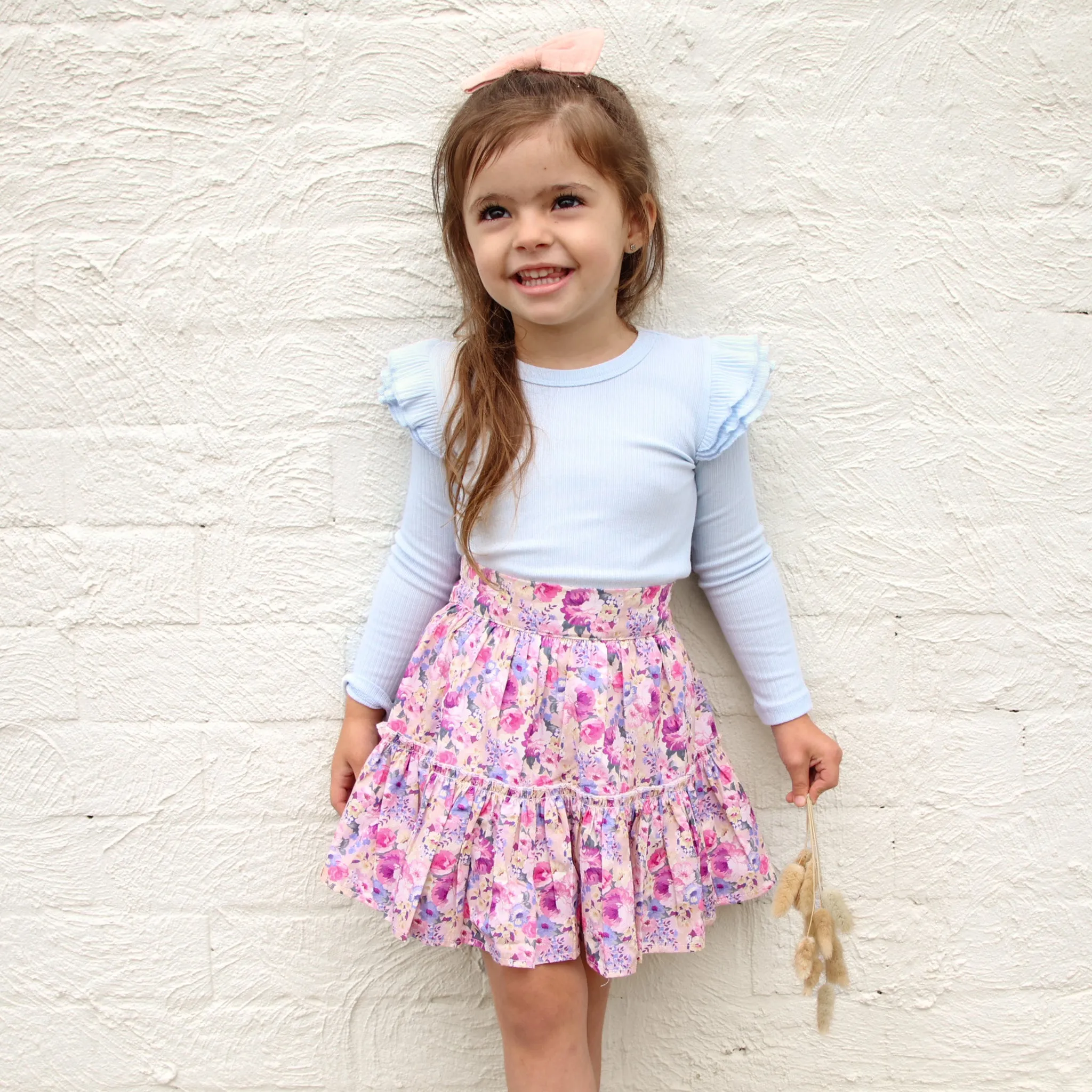 Ruffle Suspender Skirt - Talulah