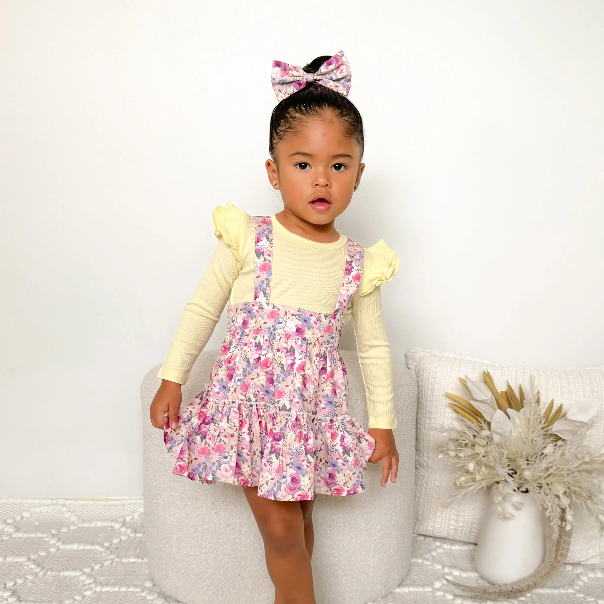 Ruffle Suspender Skirt - Talulah