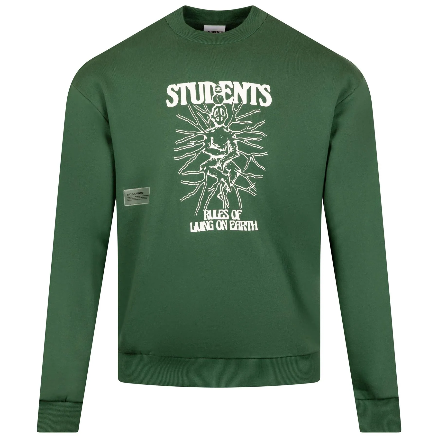 Rules Fleece Crew Sweater Forest