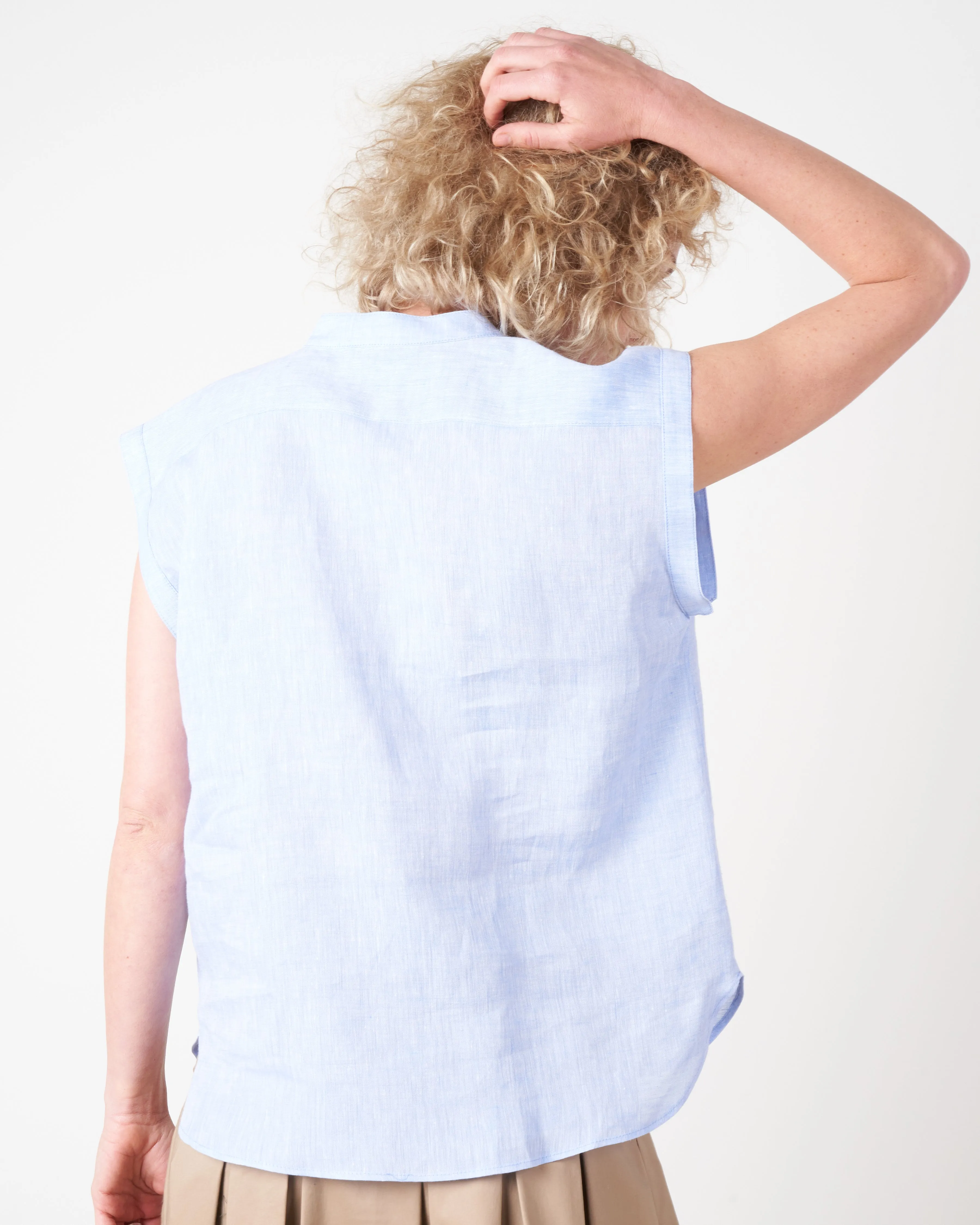 rusk top - blue