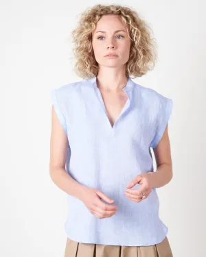 rusk top - blue
