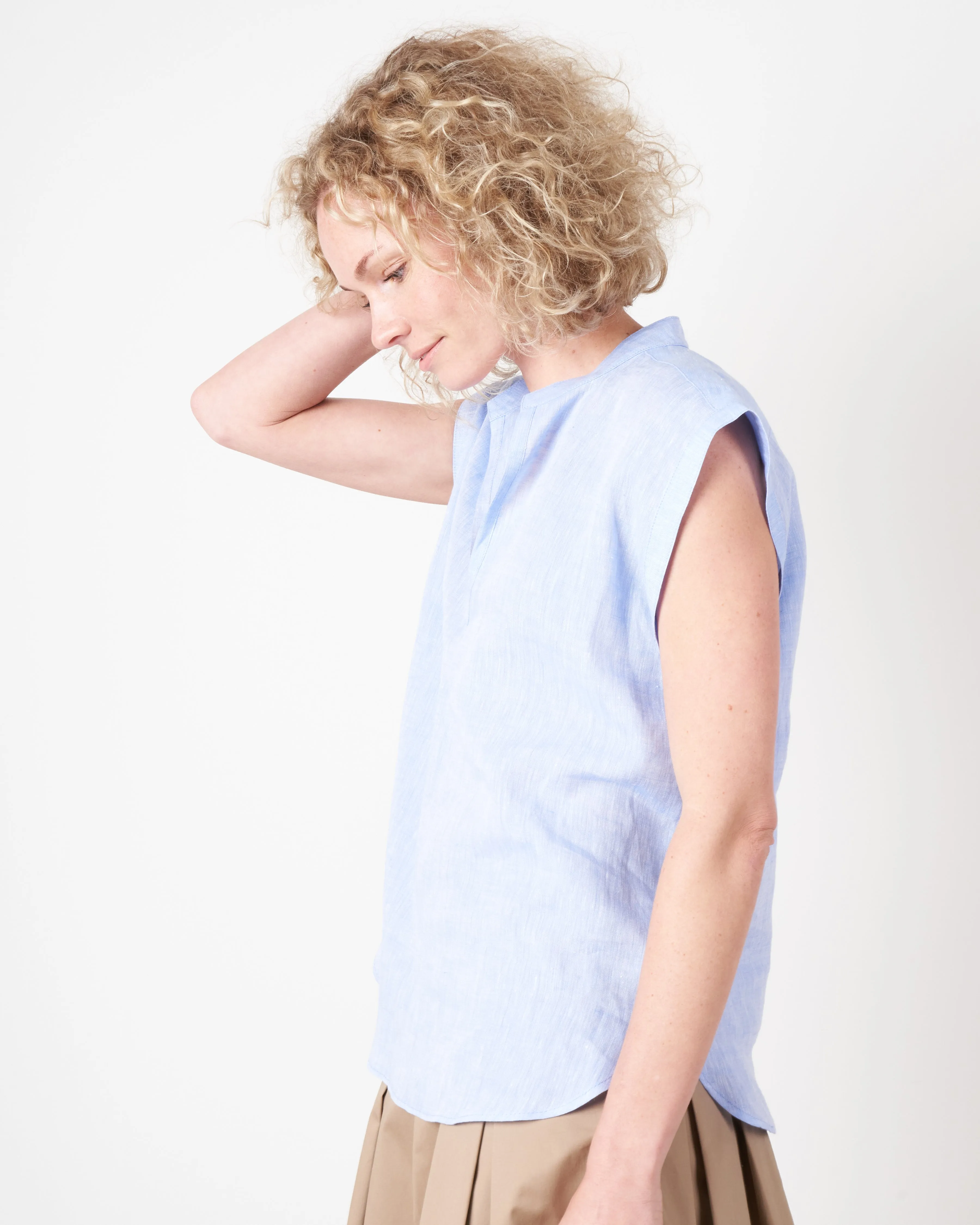 rusk top - blue