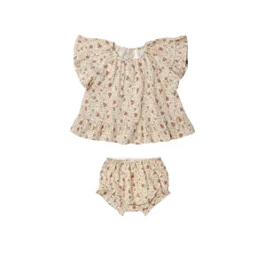 Rylee & Cru - Buttery Top and Bloomer Set - Flower Field