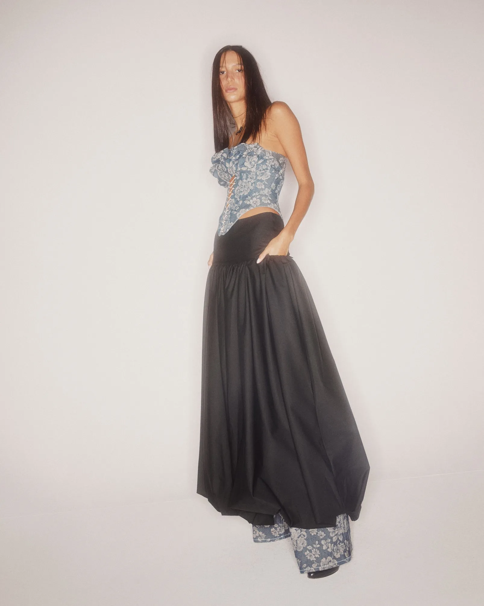 SALMA BLACK SKIRT