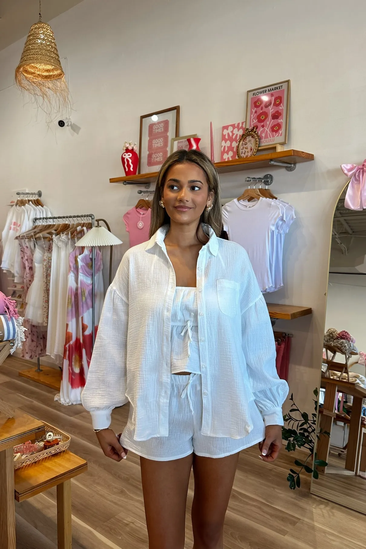 Sammy Button Down Top