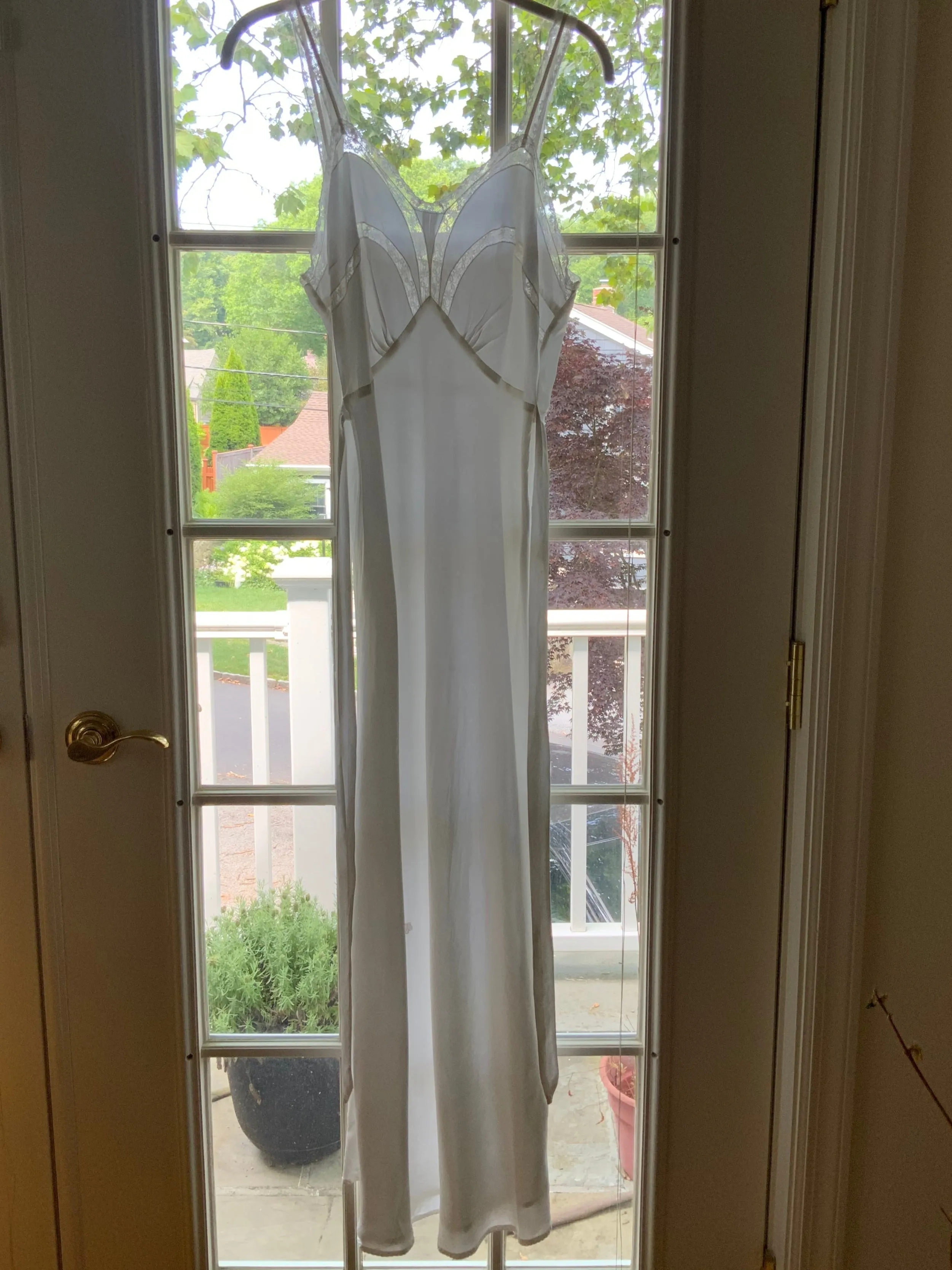 Satin Bridal Nightgown- 40s - 40AB