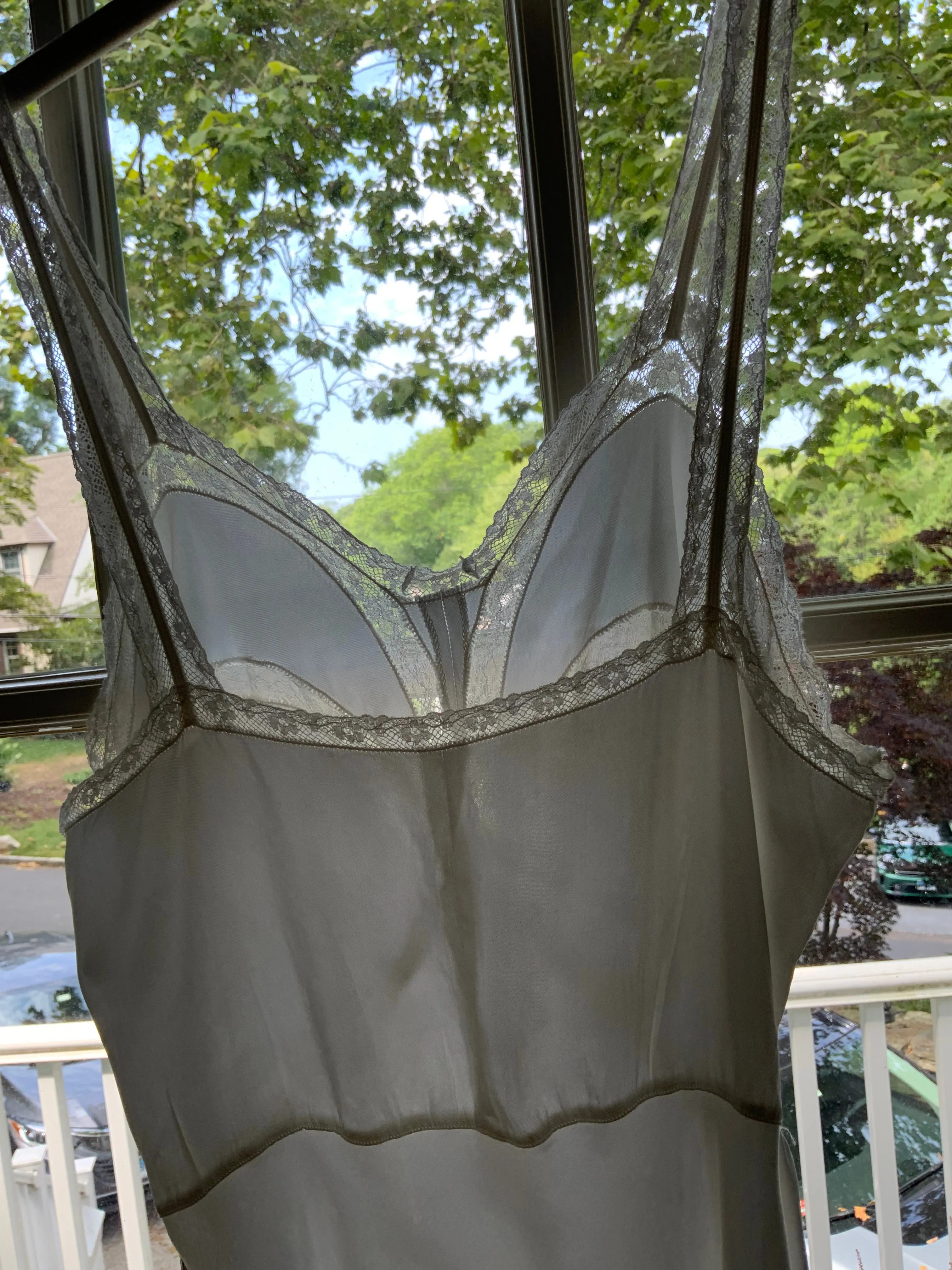 Satin Bridal Nightgown- 40s - 40AB