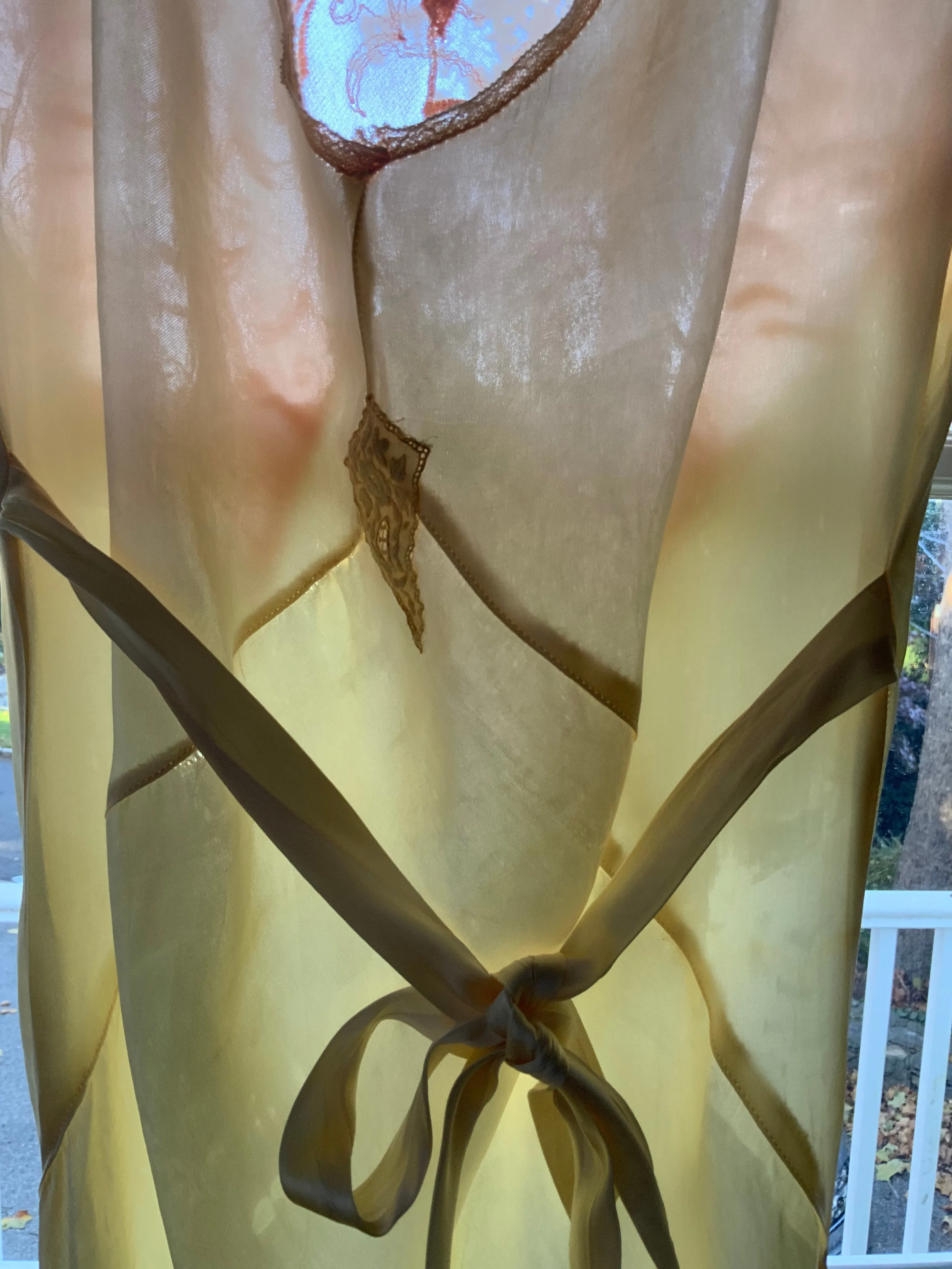 Satin Nightgown - 40s - 40AD