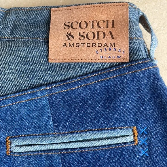 SCOTCH AND SODA LIMITED EDITION ETERNAL BLAUW SKORT
